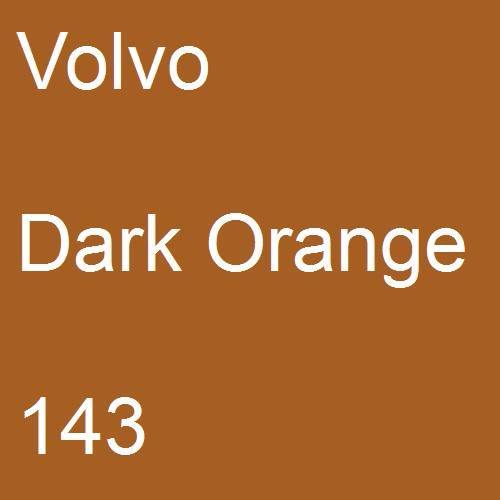 Volvo, Dark Orange, 143.